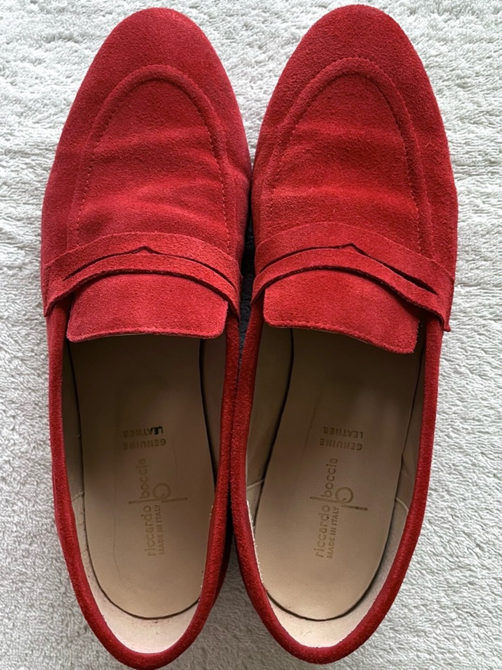 Riccardo Boccia Italian Suede Loafers 39 - Picture 2 of 4